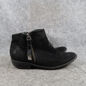 Dolcetta Shoes Kids 13 Ankle Boots Black Zip Casual Block Heel Booties Girls